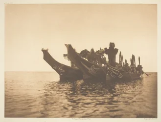 Danseurs Masqués en Canoës-Qagyuhl A
