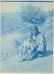 Mère et enfant - Arapaho