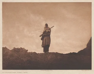 Portfolio III, planche 110 : Le chasseur de mouflons