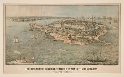 Fortress Monroe, Old Point Comfort, & Hygeia Hotel, Va. en 1861 & 1862