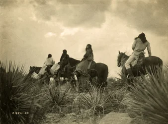 Avant la tempête, vers 1906 (photo n/b)