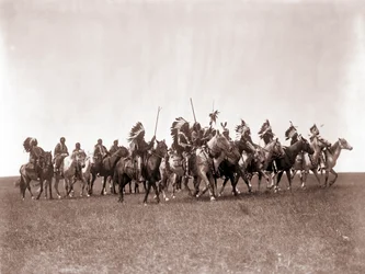 Brule Sioux War Party, c.1907