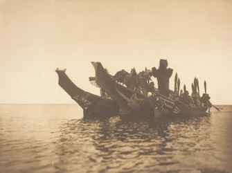 Danseurs Masqués en Canoës - Qagyuhl A, 1914
