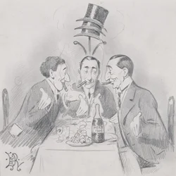 Un déjeuner célèbre à trois (Les Trois Isaacs)