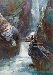 Gorge de Breitach, près d