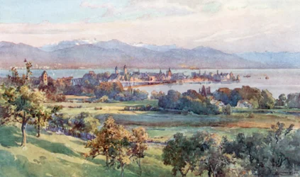 Lindau (colour litho)