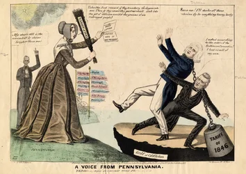 Une voix de Pennsylvanie, publiée par H.R. Robinson, New York, 1846