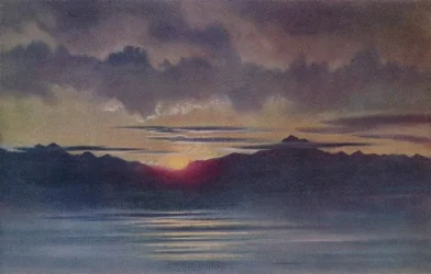 Un coucher de soleil d