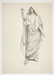 Antoine (dessin préliminaire pour .3138) - Jules César