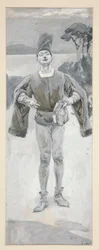 Autolycus, illustration de Ballades et Musique de Ballades Illustrant Shakespeare