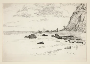 Scène côtière