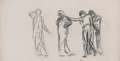 Étude de composition, pour Les Heures, Chambre des représentants, Capitole de l
