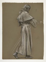 Étude de figure pour le roi Arthur
