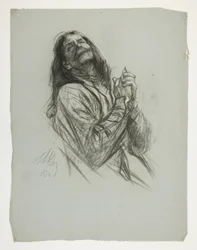 Étude de figure pour le roi Arthur