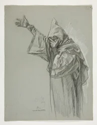 Étude de figure pour le Roi Arthur