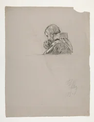 Étude de figure pour le roi Arthur