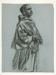Étude de figure pour le roi Arthur