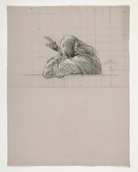 Étude de figure pour le roi Arthur