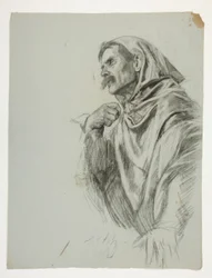Étude de figure pour le roi Arthur
