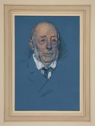 Étude. Homme âgé pour le couronnement