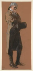 Étude pour la figure du Dr. Benjamin Rush