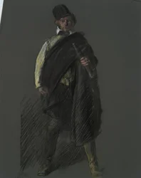 Étude pour la figure du capitaine Peter Minuit
