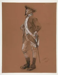Étude pour la figure du général Anthony Wayne