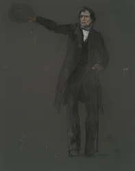 Étude pour la figure de Thaddeus Stevens