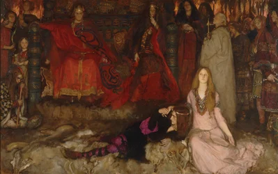 La Scène de la pièce dans Hamlet, Acte III, Scène II