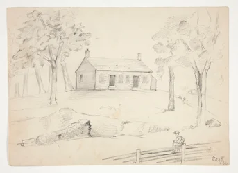 Vue de la Maison de Réunion des Amis
