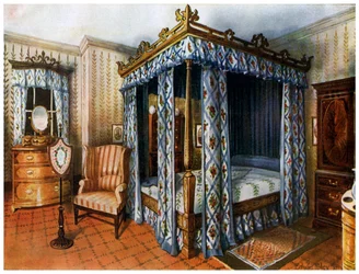 Une chambre Hepplewhite, 1911-1912