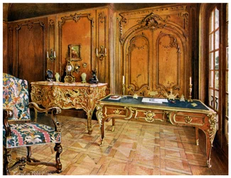 Salle à panneaux français, Wallace Collection, Londres, 1911-1912