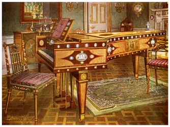 Mobilier décoratif de la fin du 18ème siècle, 1911-1912