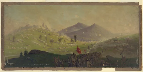Attaque sur Little Round Top tenue par le 5e Corps commandé par le général Sykes