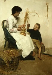 Sa première prise, vers 1888