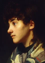 La Fille de Newlyn, vers 1895