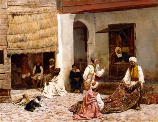 Un bazar de tapis, Tanger