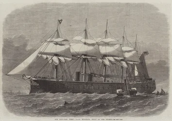 Notre flotte blindée, HMS Minotaur, construite sur la Tamise