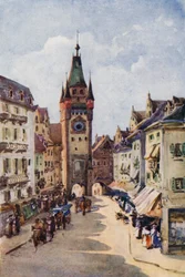 Le Rhin : Vieille tour, Fribourg-en-Brisgau