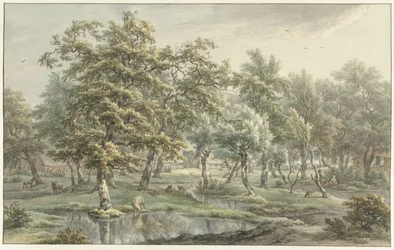 Paysage à Eext (province de Drenthe)