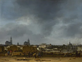 Vue de Delft après l
