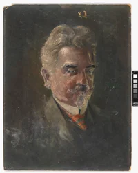 Portrait de Leopold Czihaczek en trois-quarts