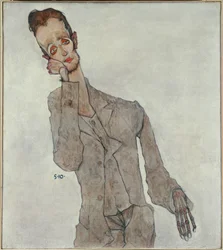 Portrait du peintre Karl Zakovsek - portrait du peintre Karl Zakovsek