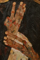 Le poète (huile sur toile)