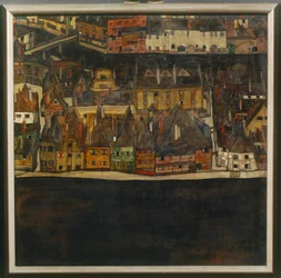 La petite ville, donc Petite ville (painting on canvas)