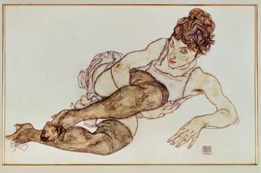 Femme aux bas bruns …