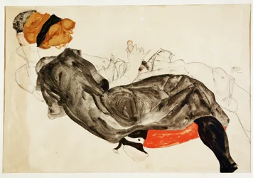 Liebespaar (aquarelle)