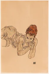 Femme couchée, 1917