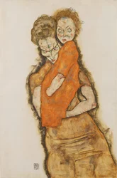 Mère et enfant, 1914