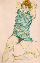 Jeune fille allongée, 1914